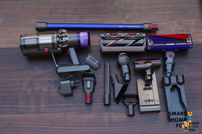 Аксессуары в комплекте Dyson V11